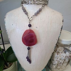Lia Sophia Stone Necklace